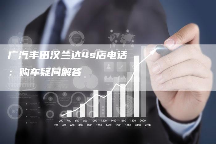 广汽丰田汉兰达4s店电话：购车疑问解答