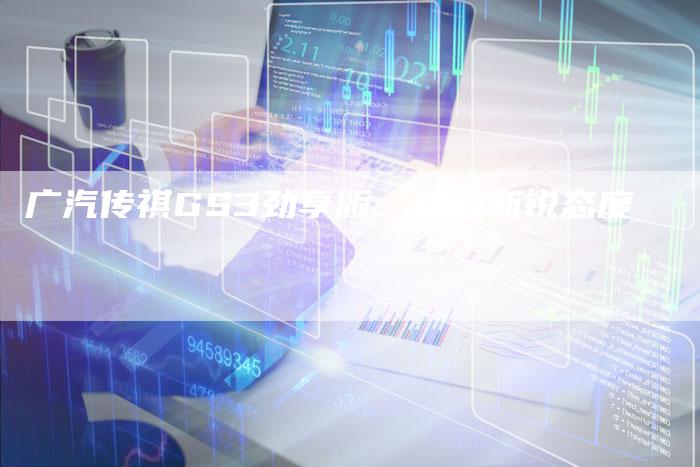 广汽传祺GS3劲享版:绽放新锐态度-车时代