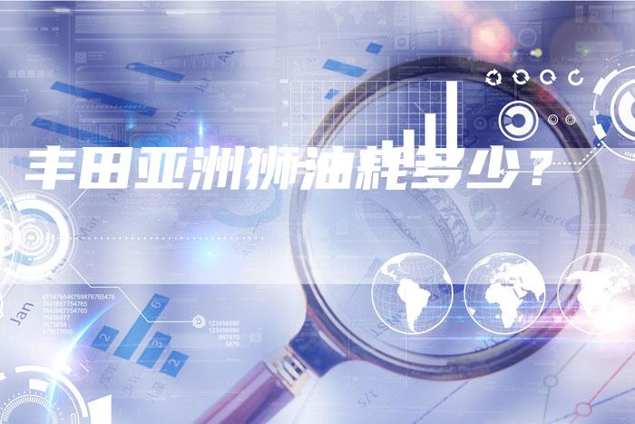 丰田亚洲狮油耗多少？-车时代