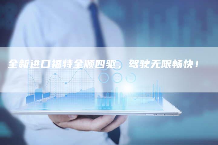 全新进口福特全顺四驱，驾驶无限畅快！