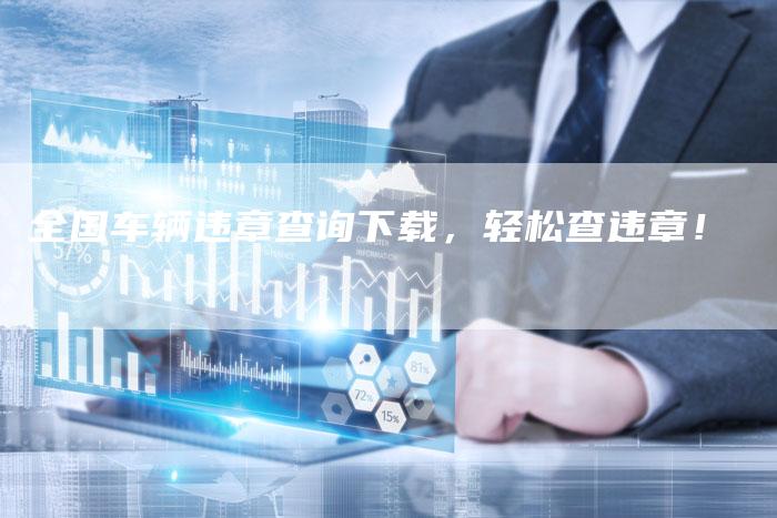 全国车辆违章查询下载,轻松查违章!-车时代