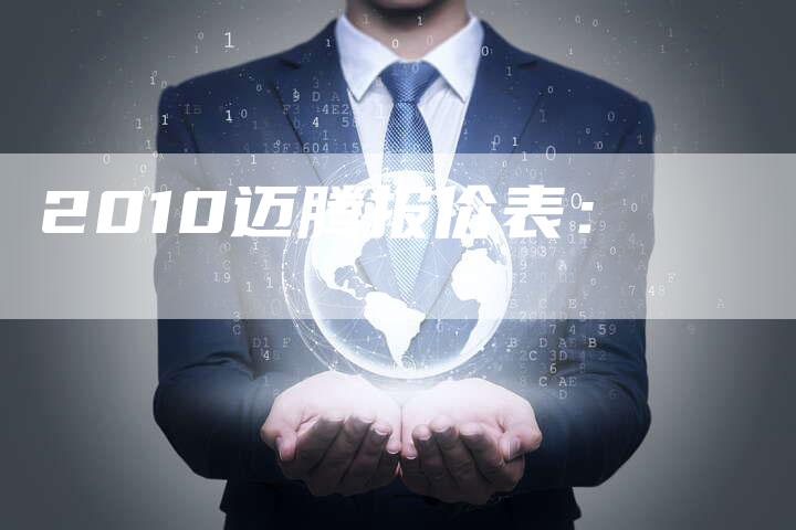 2010迈腾报价表:-车时代