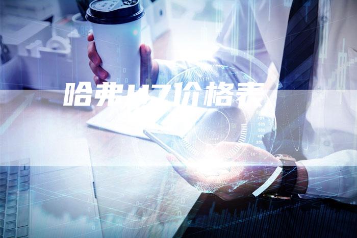 哈弗H7价格表-车时代