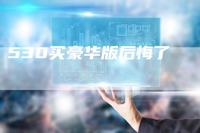 530买豪华版后悔了-车时代