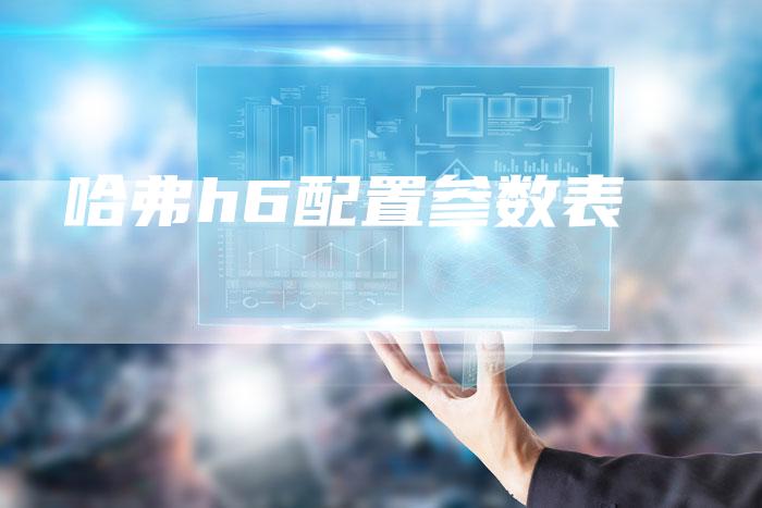 哈弗h6配置参数表