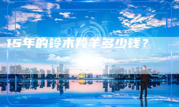 15年的铃木羚羊多少钱?-车时代