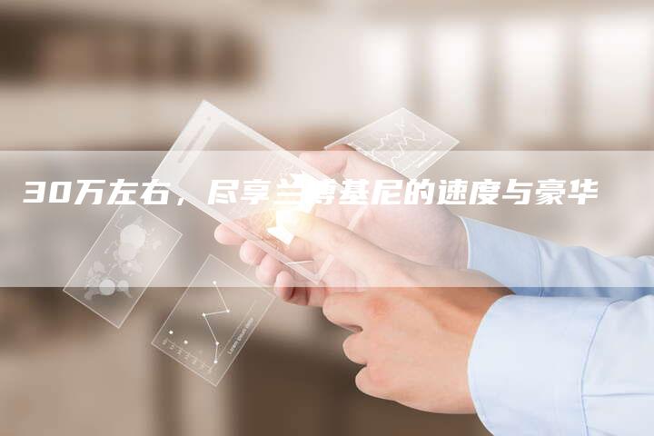 30万左右，尽享兰博基尼的速度与豪华
