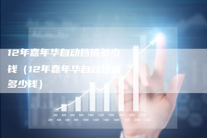 12年嘉年华自动挡值多少钱（12年嘉年华自动挡值多少钱）