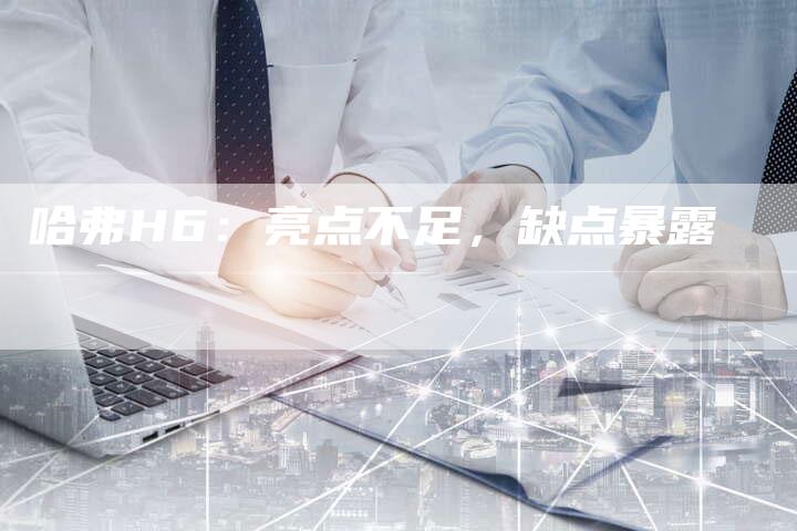 哈弗H6:亮点不足,缺点暴露-车时代